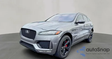 2020 Jaguar F-Pace Checkered Flag from USA, damaged, VIN SADCP2FX2LA646748